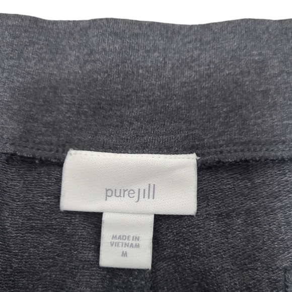 Pure Jill Affinity Pull-On Wide-Leg Pants 4 Pocket Pants Gray Size Medium - Picture 6 of 16